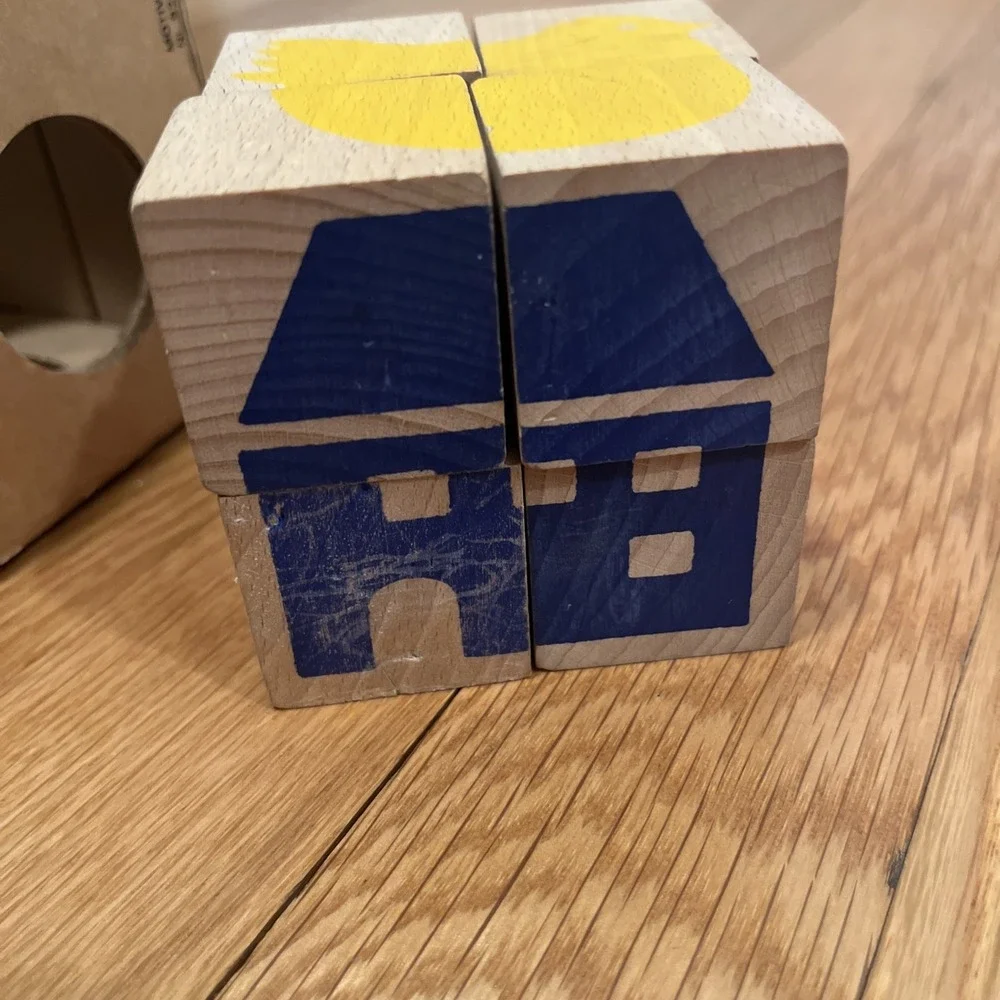 Vintage Naef Motivo‎ Wooden Puzzle Artist Aoi Huber Swiss Made